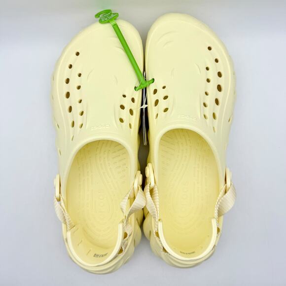 Crocs Mens Echo Clogs US 11 EU 45-46 Cream NWOB